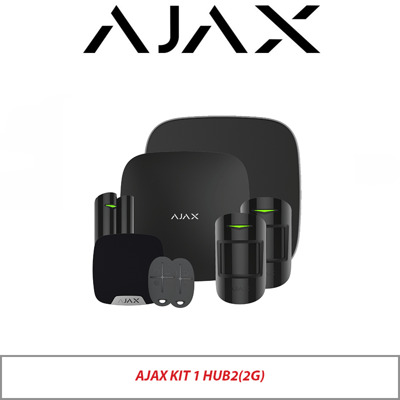 AJAX  KIT 1 HUB2(2G) MP DD HOUSE SUPERIOR BLACK AJAX-75935-BLACK