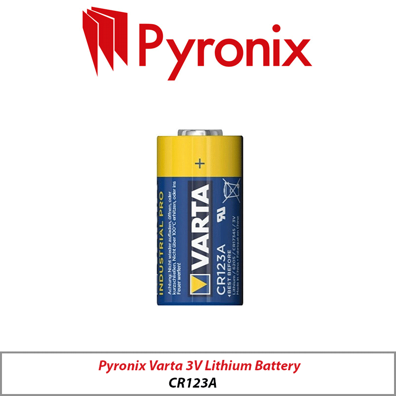 PYRONIX CR123A VARTA 3V LITHIUM BATTERY CR123A