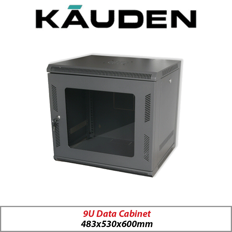 DATA CABINET - KAUDEN DATA CABINET 9U 600MM DEEP DC9U/600