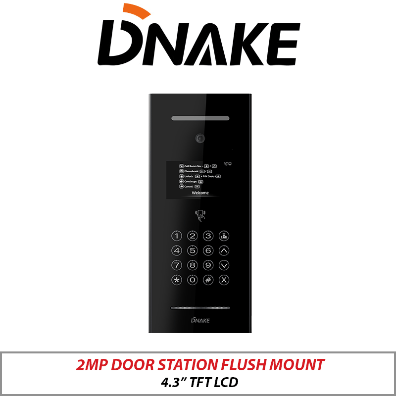 2MP LINUX DOOR STATION FLUSH MOUNT DNAKE-280D-B20