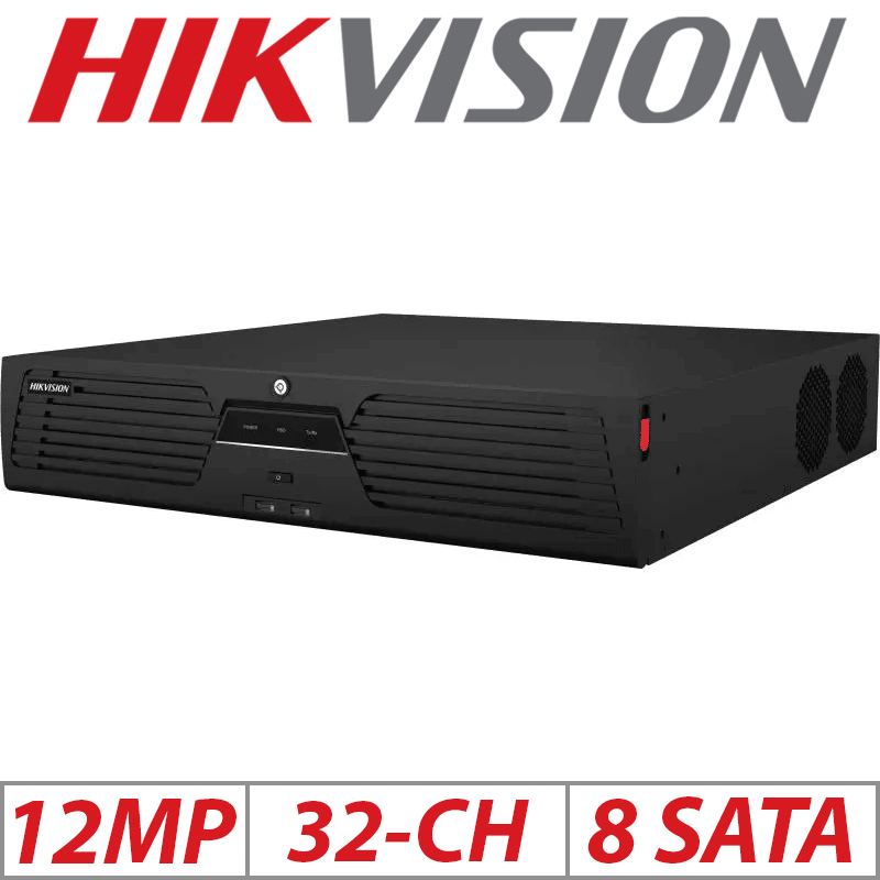 12MP 32CH HIKVISION NON POE NVR DS-9632NI-M8