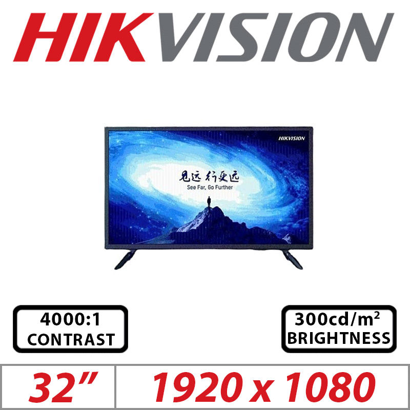 32 INCH HIKVISION FULL HD MONITOR DS-D5032F3-1V0S