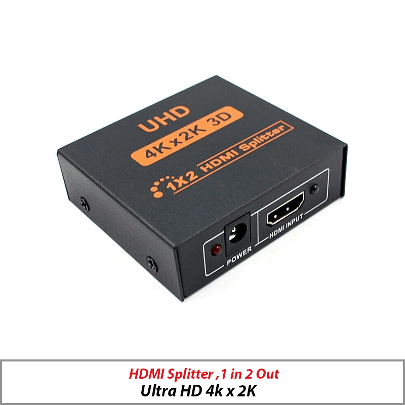 HDMI SPLITTER - 1 IN 2 OUT HDMI SUPPORTS ULTRA HD 4K X 2K HDMI-SPLITTER-2WAY