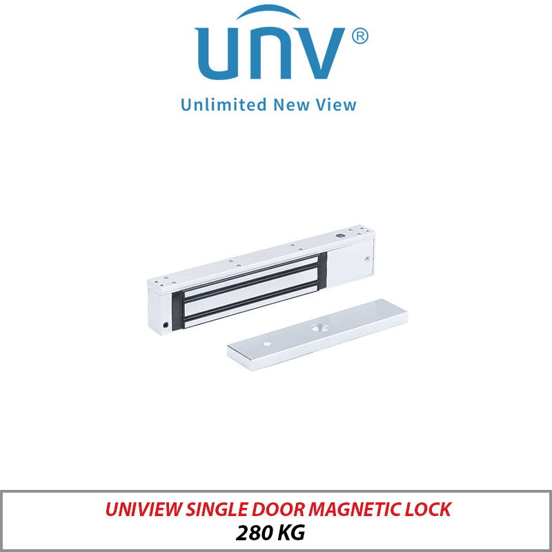 UNIVIEW SINGLE DOOR MAGNETIC LOCK (280KG) OEA-ML12-280