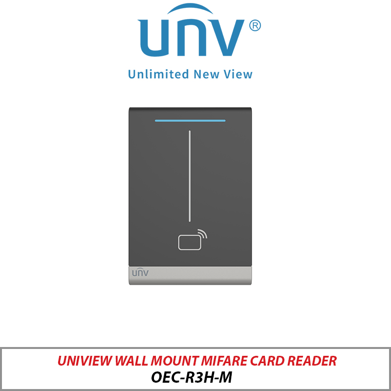 UNIVIEW WALL MOUNT MIFARE CARD READER OEC-R3H-M