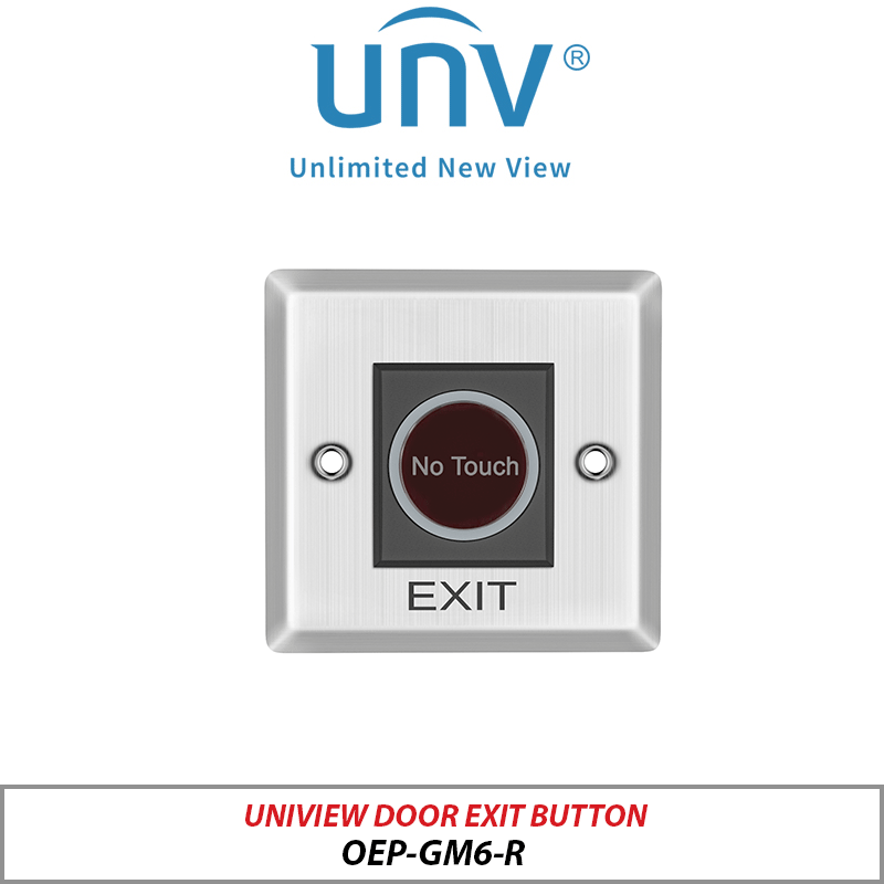 UNIVIEW DOOR EXIT BUTTON OEP-GM6-R