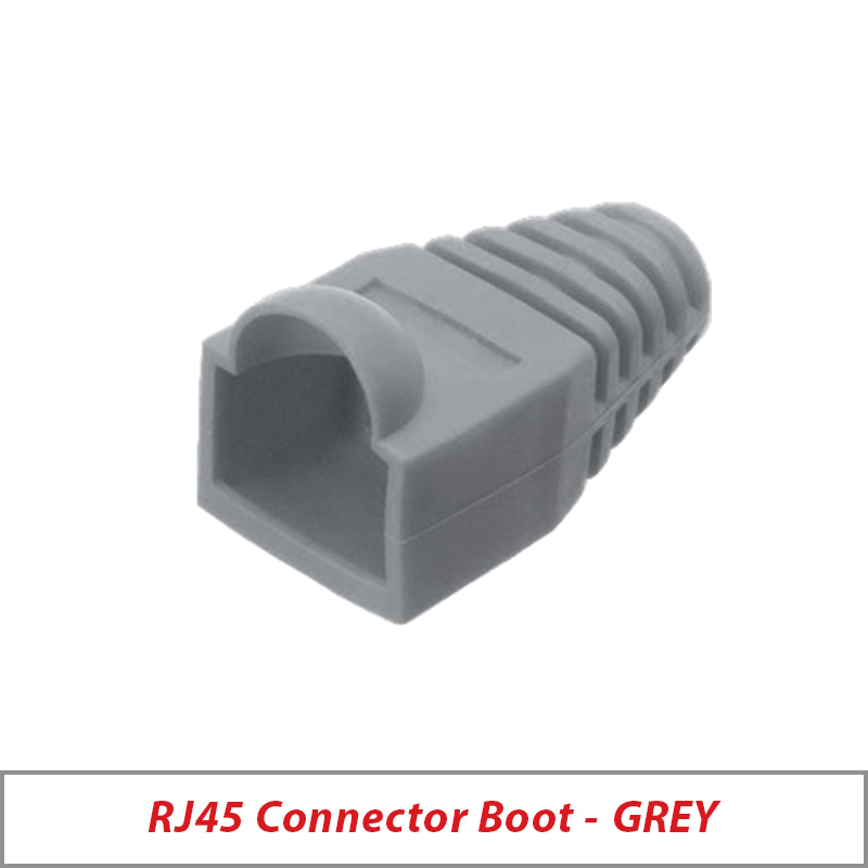 RJ45 CAT5-5e-6 CONNECTOR BOOT - GREY