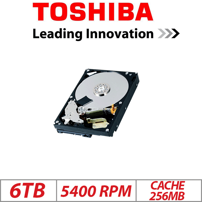 6TB TOSHIBA HDD SURVEILLANCE DT02ABA600VH