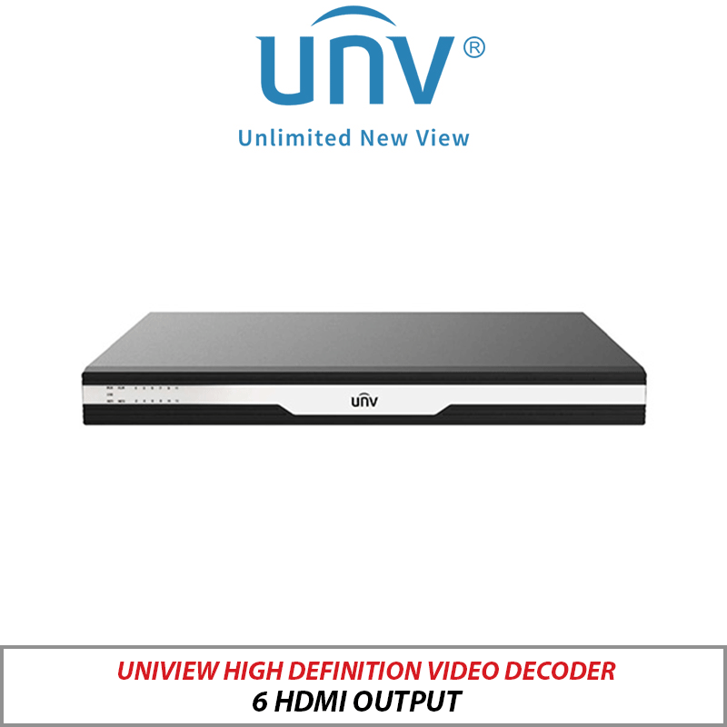 UNIVIEW 6 HDMI OUTPUT HIGH DEFINITION VIDEO DECODER ADU8706-E-V3