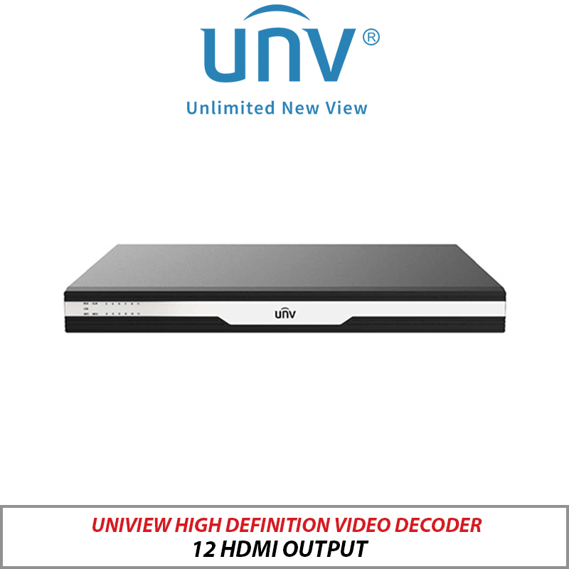 UNIVIEW 12 HDMI OUTPUT HIGH DEFINITION VIDEO DECODER ADU8712-E-V3