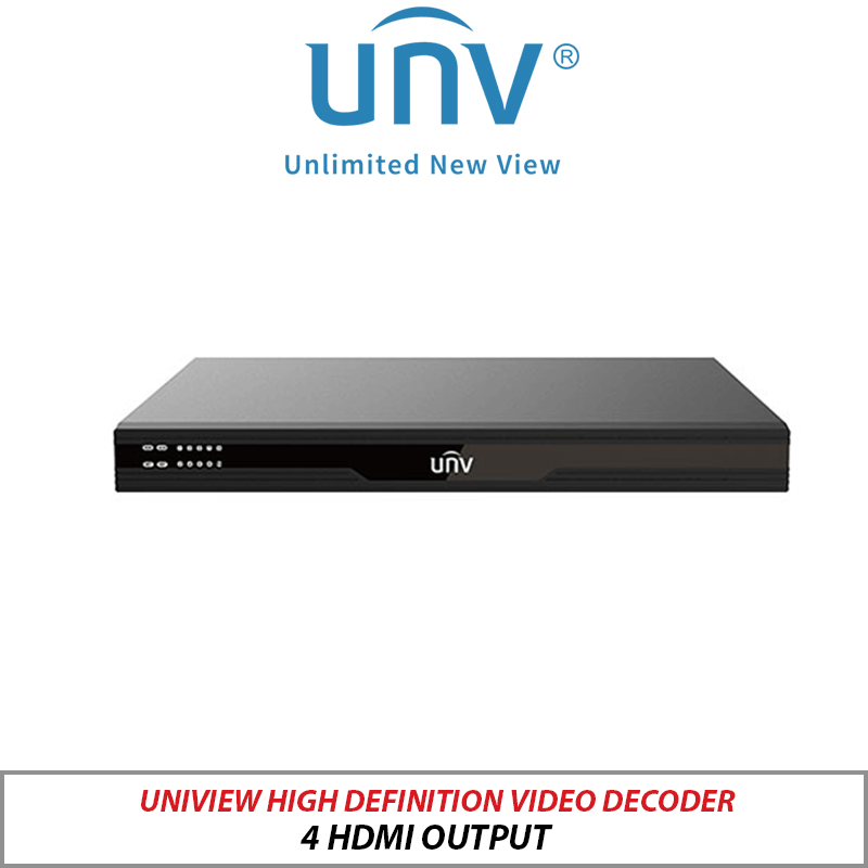 UNIVIEW 4 HDMI OUTPUT HIGH DEFINITION VIDEO DECODER DC5504-E-V2