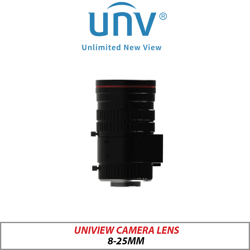 UNIVIEW 8-25MM CAMERA LENS UNV-LENS-DM0825-5M-NB