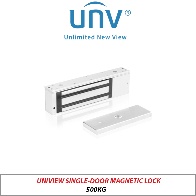 UNIVIEW SINGLE-DOOR MAGNETIC LOCK (500KG) OEA-ML12-500