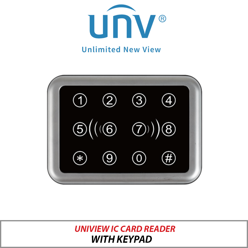UNIVIEW IC CARD READER (WITH KEYPAD) OEC-R2H-MK