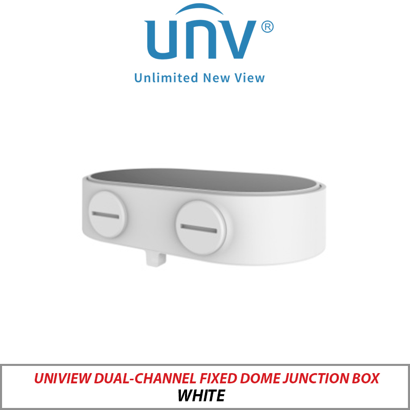 UNIVIEW DUAL-CHANNEL FIXED DOME JUNCTION BOX TR-JB08