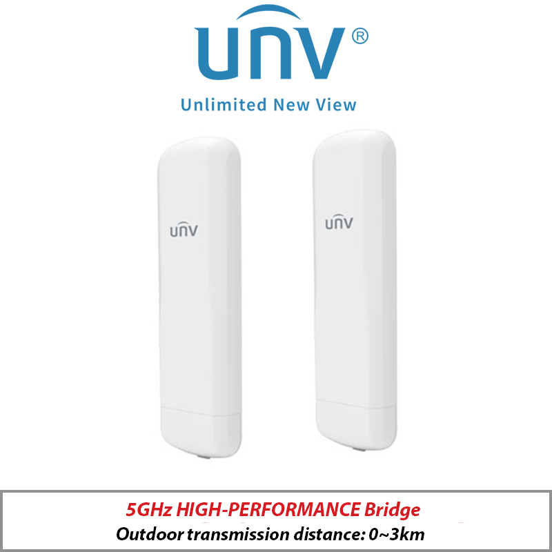 UNIVIEW OUTDOOR 5GHz HIGH-PERFORMANCE BRIDGE - PACK OF 2 UNV-WLN-EB5E-IN
